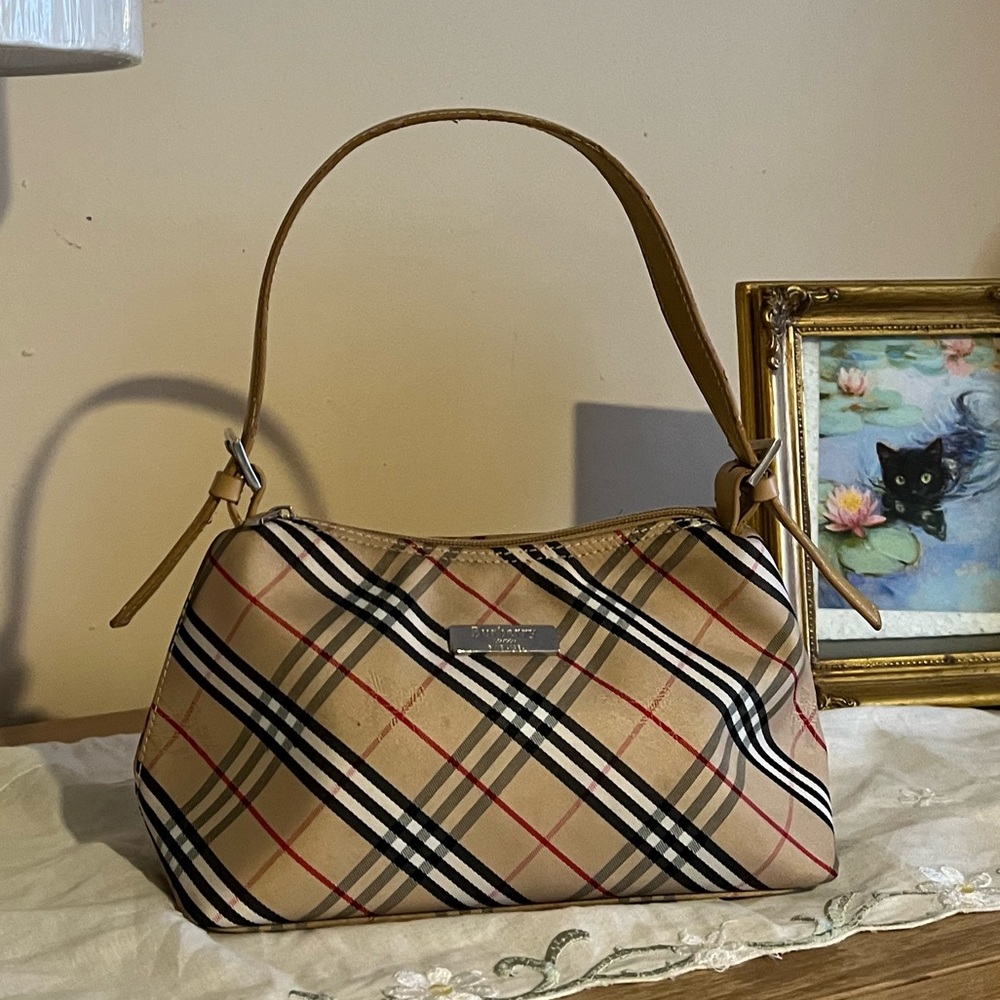 VERY RARE Burberry Blue Label Tan Shoulder Bag